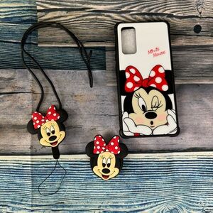 Minnie Mouse phone accessories set for Galaxy S20 FE